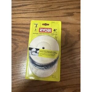 Ryobi 4 in. Buffing and Polishing Wheel Set #A04BW21